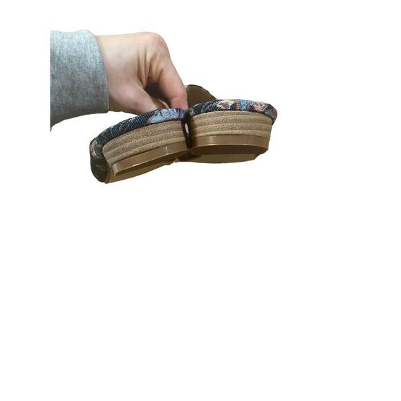 Avanti slip on floral sandals with open back size 9 - Picture 6 of 8